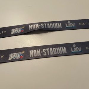 SUPER BOWL LIV (54) MINT UNUSED NON-STADIUM FOOTBALL MIAMI FLORIDA LANYARD